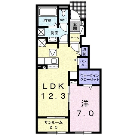 折尾駅 徒歩42分 1階の物件間取画像